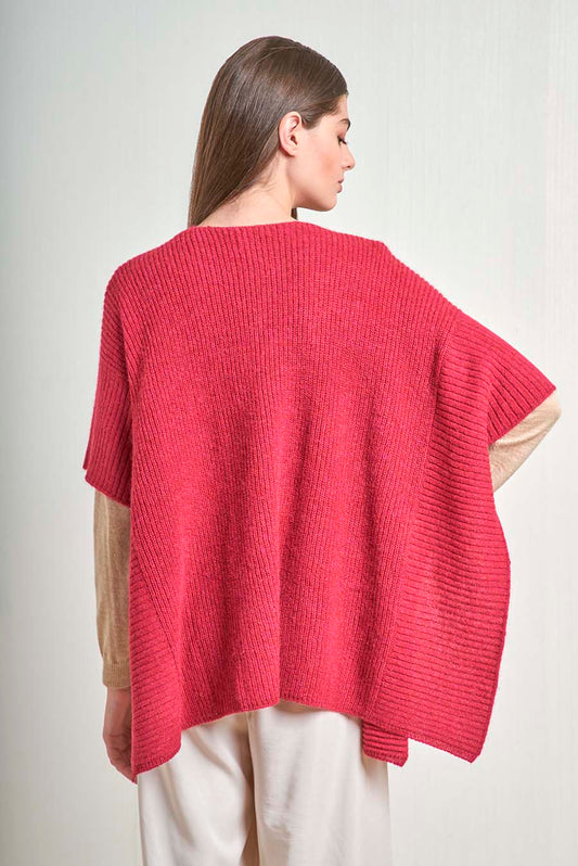 Poncho Umpala De Baby Alpaca Color Marylin