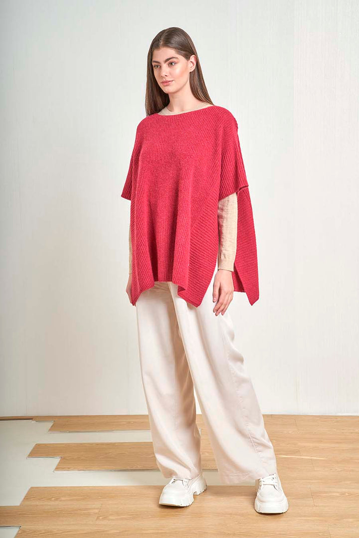 Poncho Umpala De Baby Alpaca Color Marylin