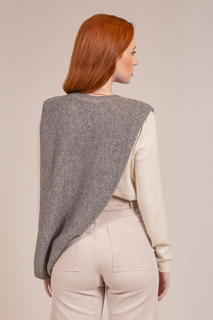 Poncho Valdi De Baby Alpaca Color Nutmeg