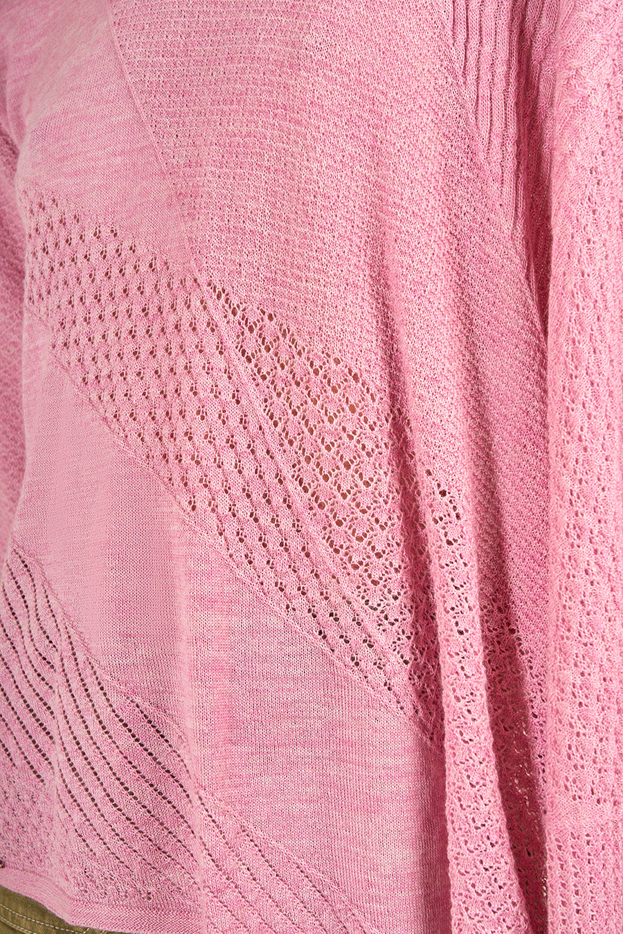 Vous Poncho Baby Alpaca Color Mosqueta