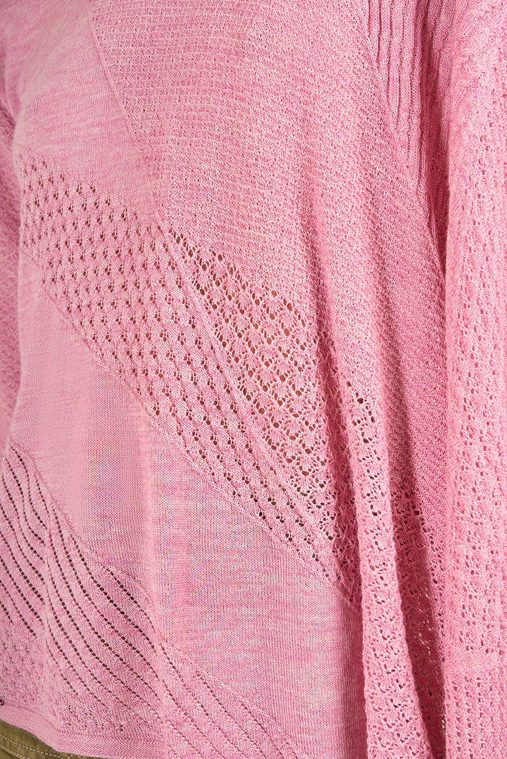 Poncho Vous De Baby Alpaca Color Mosqueta