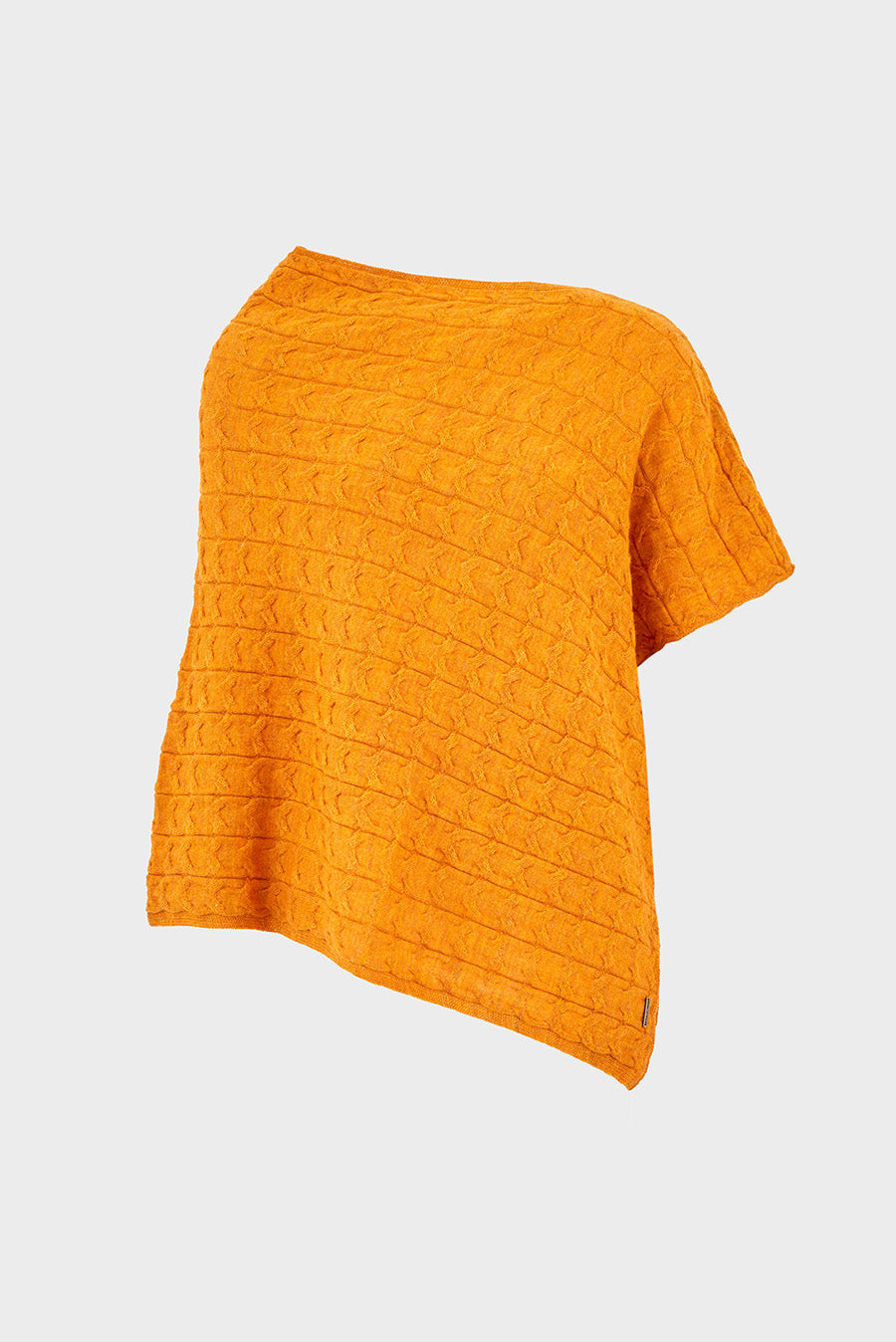 Poncho Sauce Baby Alpaca Color Ara
