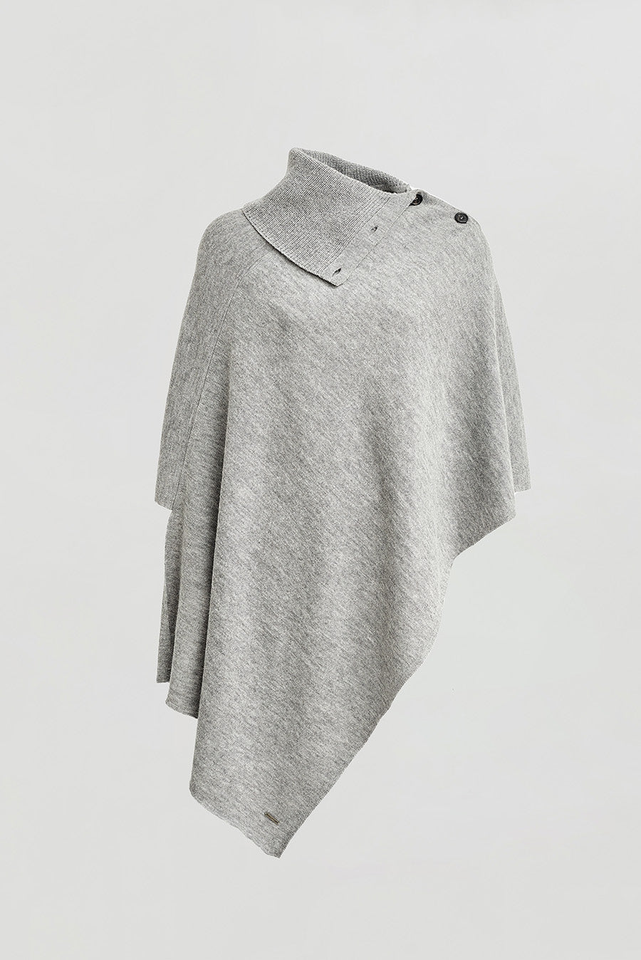 Wing Poncho Baby Alpaca Color Nuage