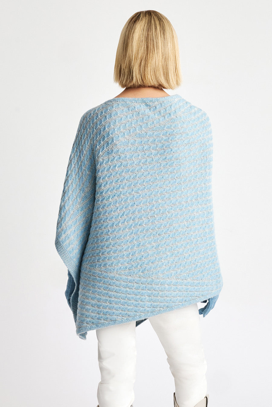 Poncho Wonder De Baby Alpaca Color Dream & Penguin