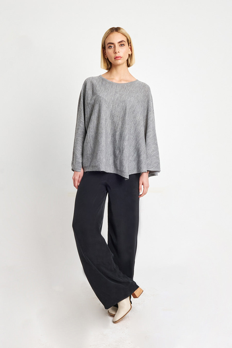 Wimar Poncho Baby Alpaca Color Nuage