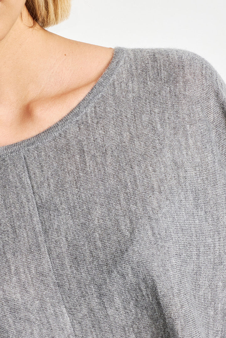 Poncho Wimar De Baby Alpaca Color Nuage