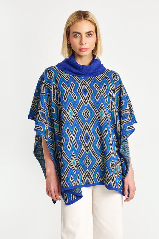 Poncho Wakosky De Baby Alpaca Color Atitlan