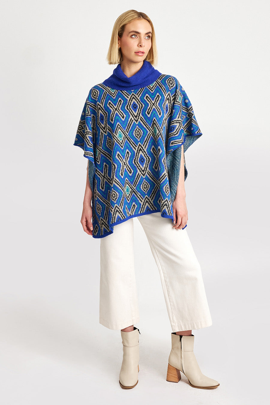 Wakosky Poncho Baby Alpaca Color Atitlan