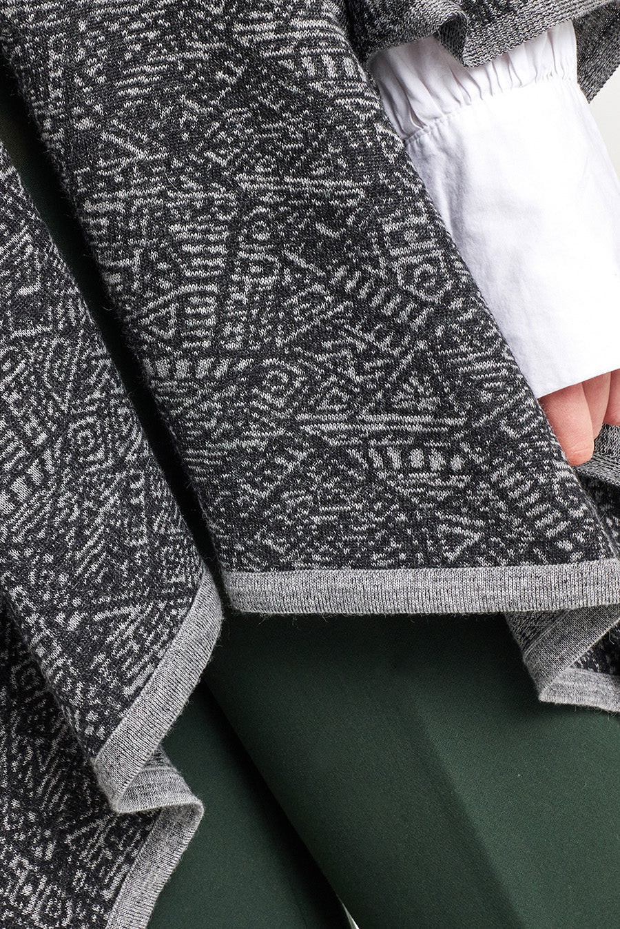 Web Poncho Baby Alpaca Color Nuage