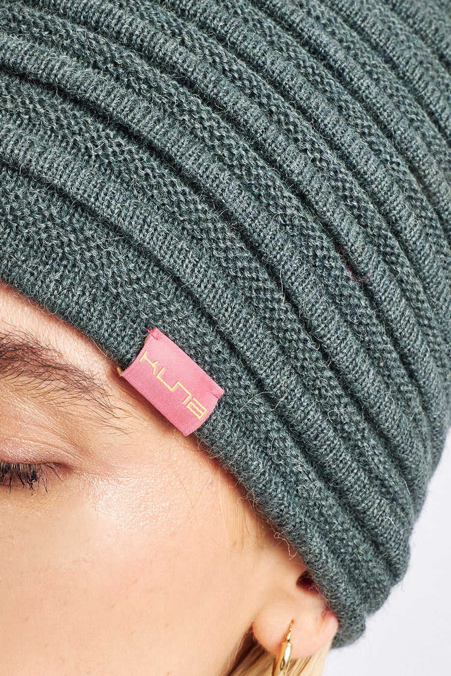 Whatever Hat Baby Alpaca Color Bosque & Beryl