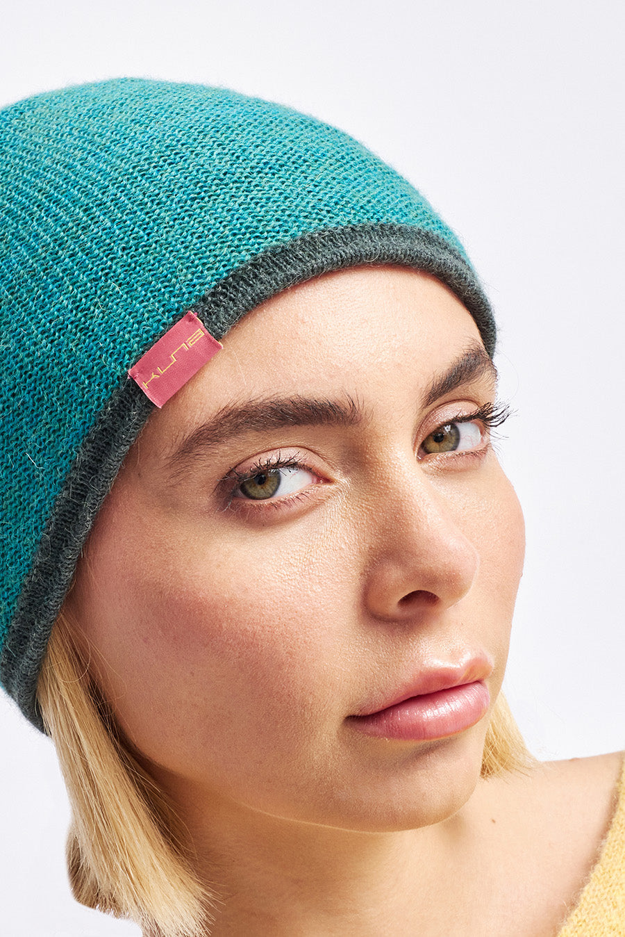 Whatever Hat Baby Alpaca Color Bosque & Beryl