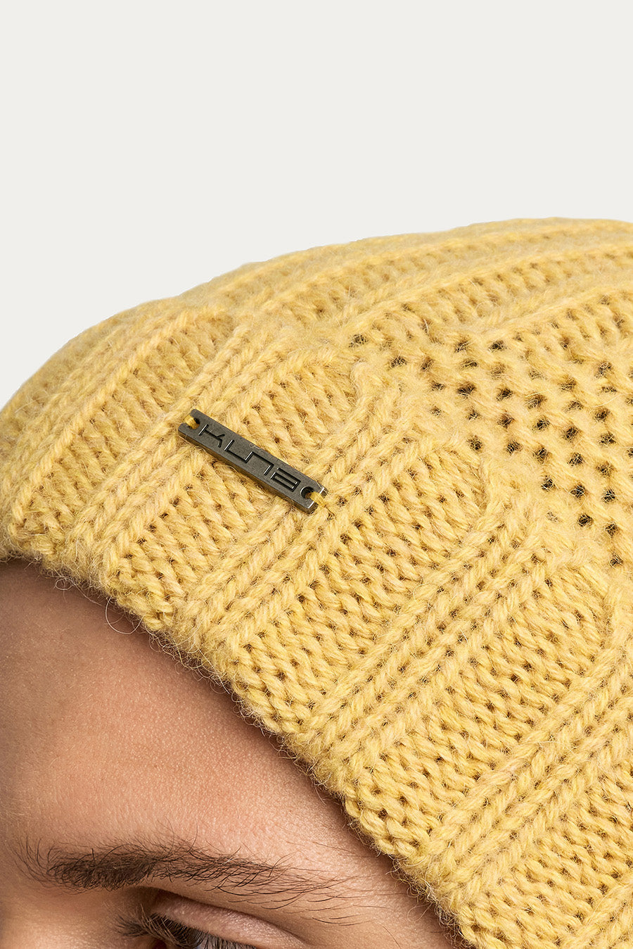 Pascual Hat Baby Alpaca Color Amarelo