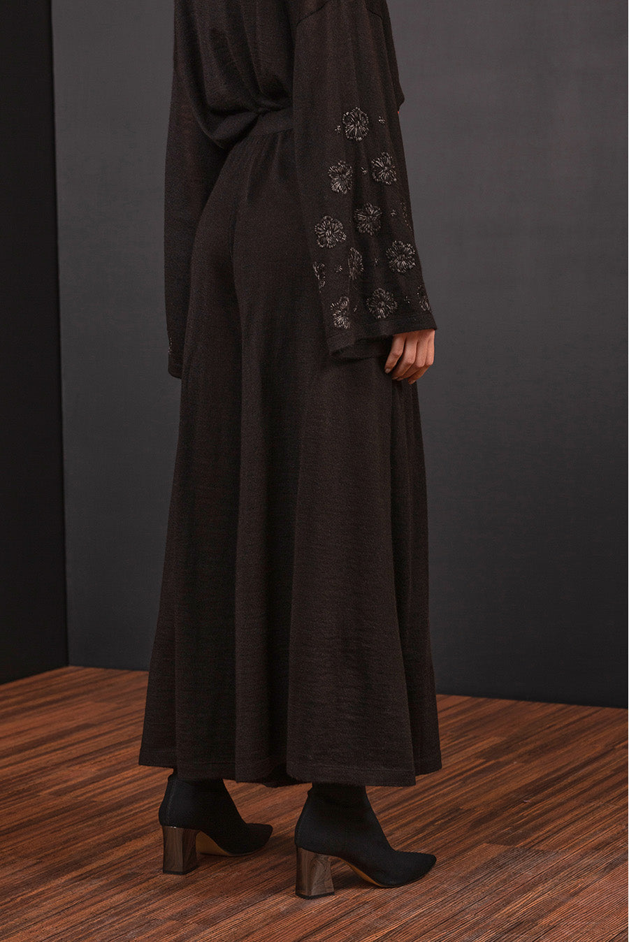 Bergen Pants Baby Alpaca Black Color Black