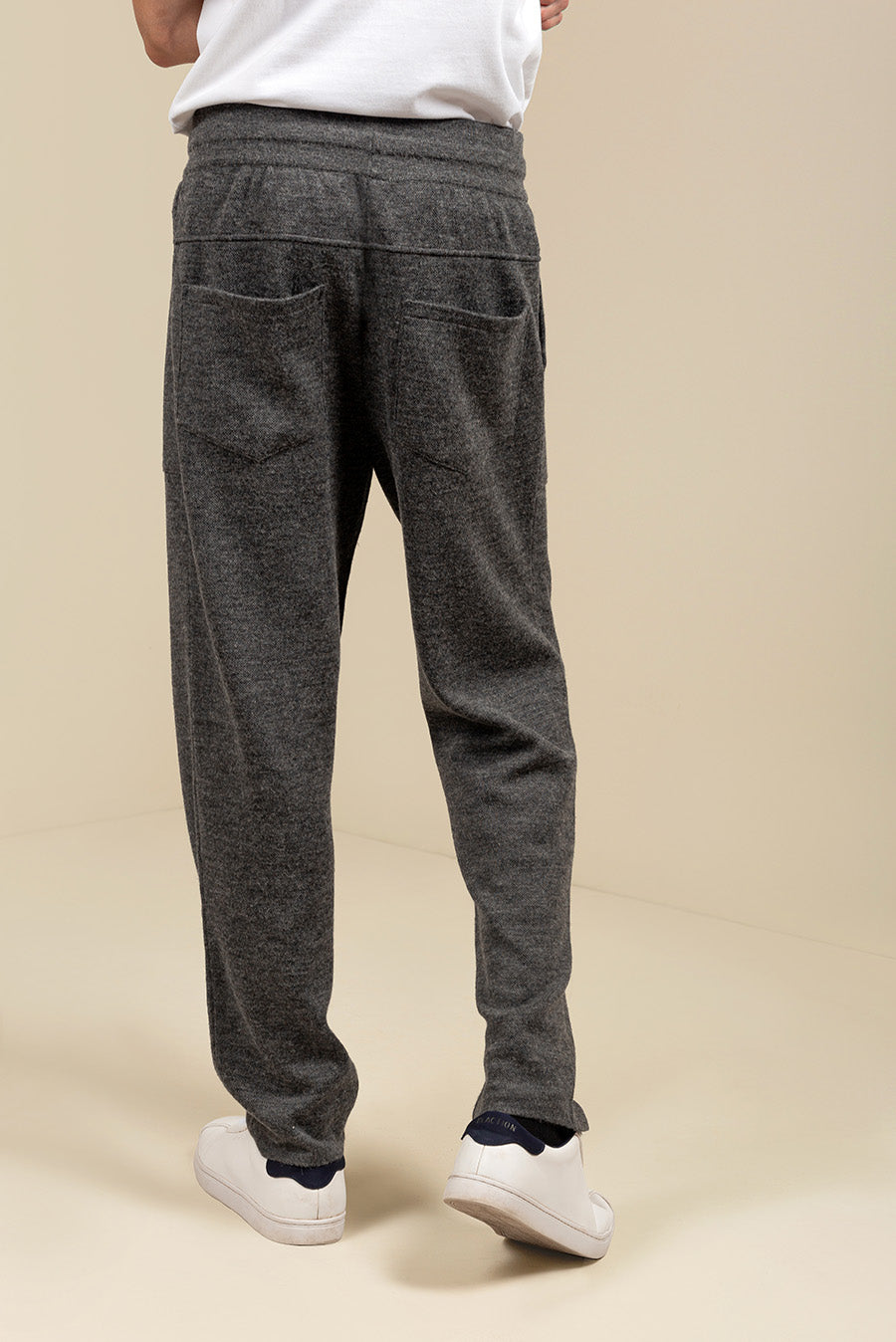 Pantalón Uomo De Algodón & Baby Alpaca Color Tornado