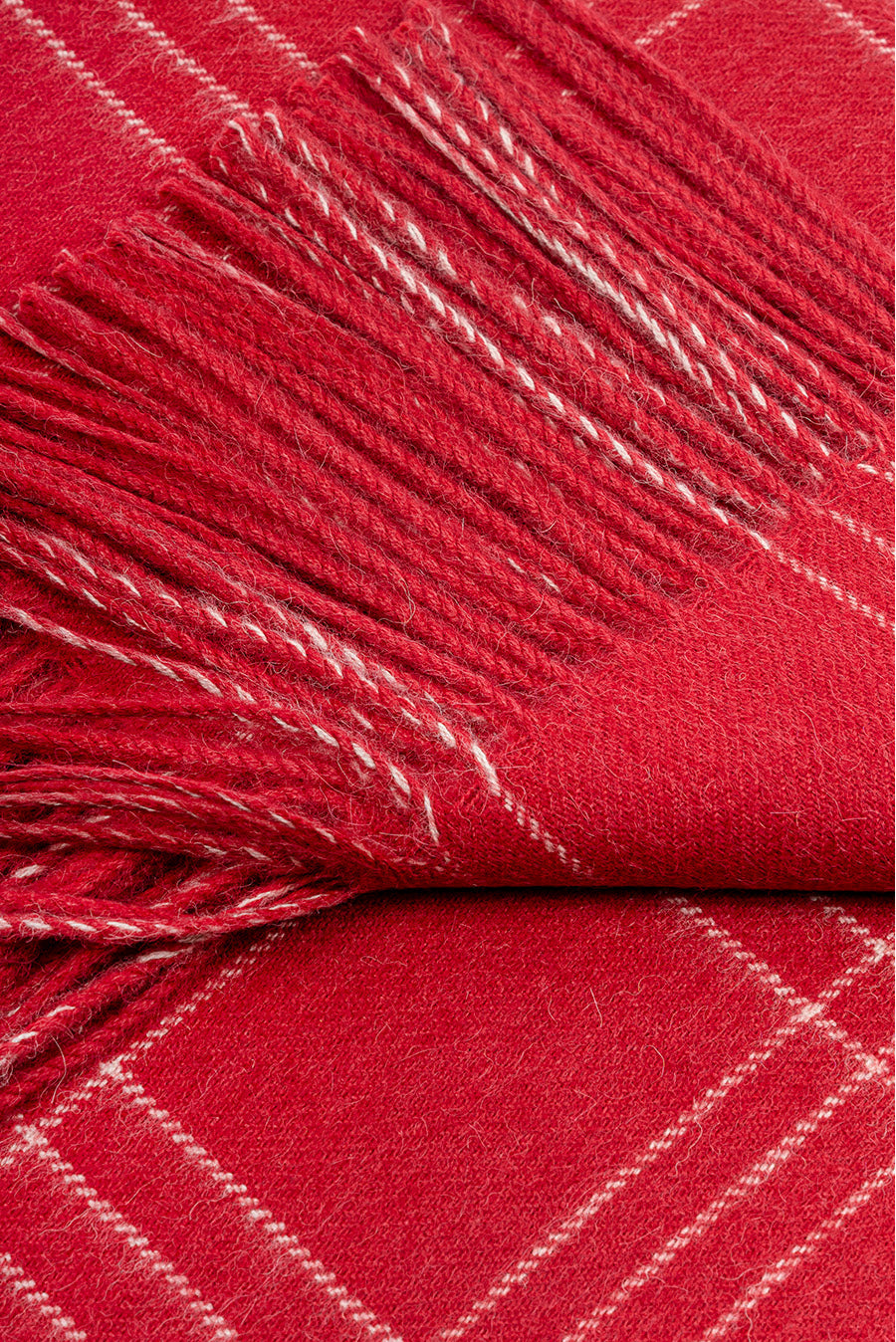 Jetlag Blanket Baby Alpaca Color Red