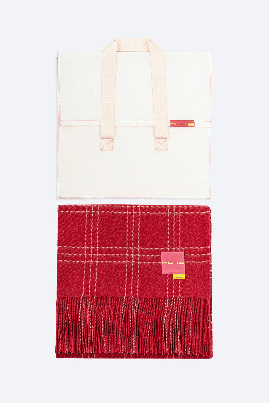 Jetlag Blanket Baby Alpaca Color Red