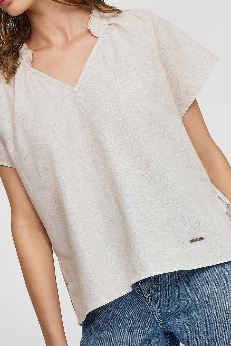 Blusa Wonka Color Beige