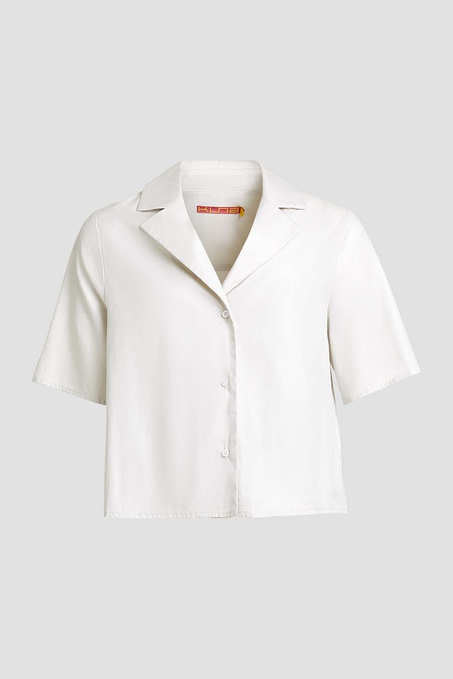 Blusa Wooga de Algodón Color Crudo