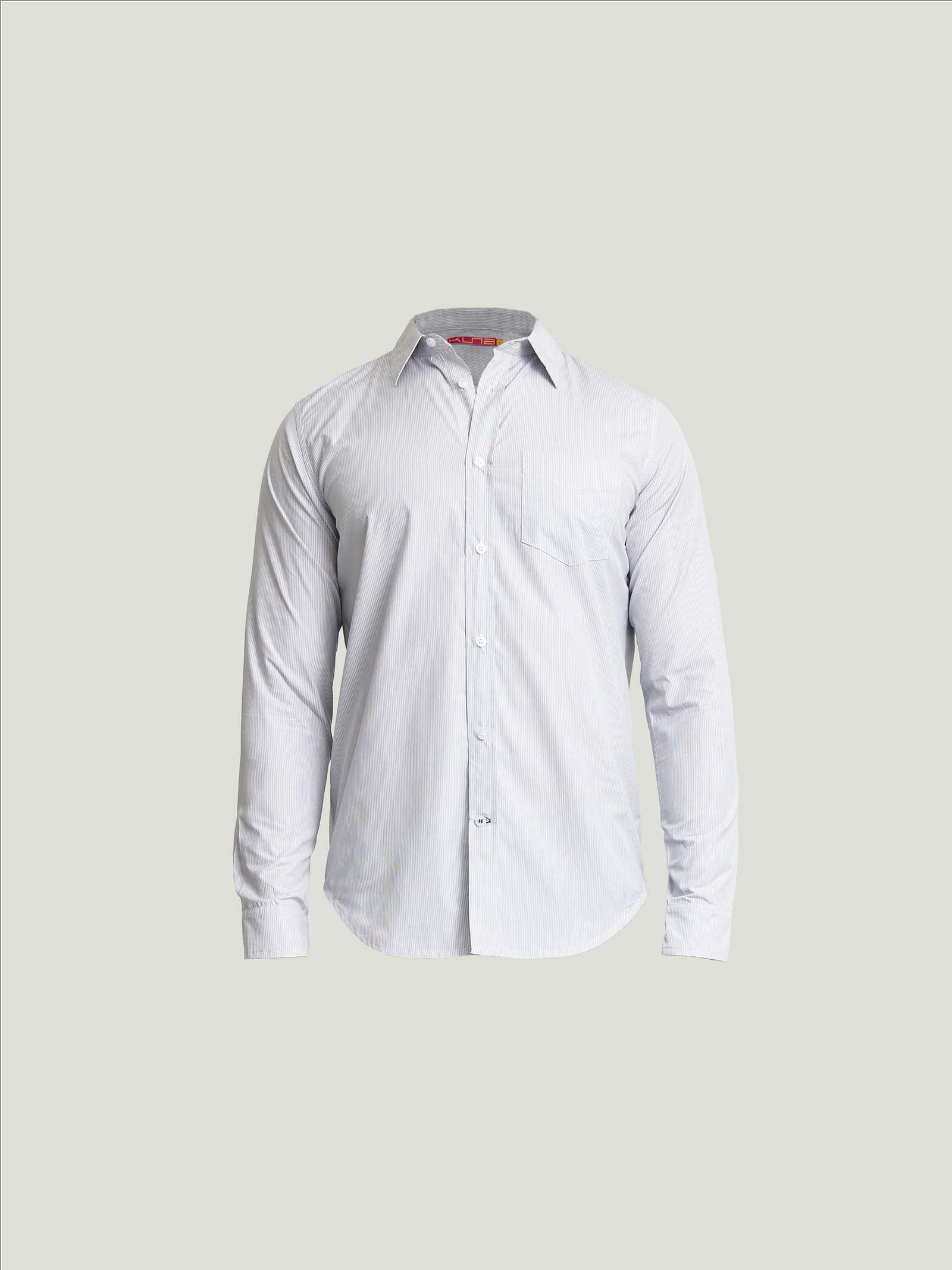 Camisa Waldo Algodón Color Gris Rayas