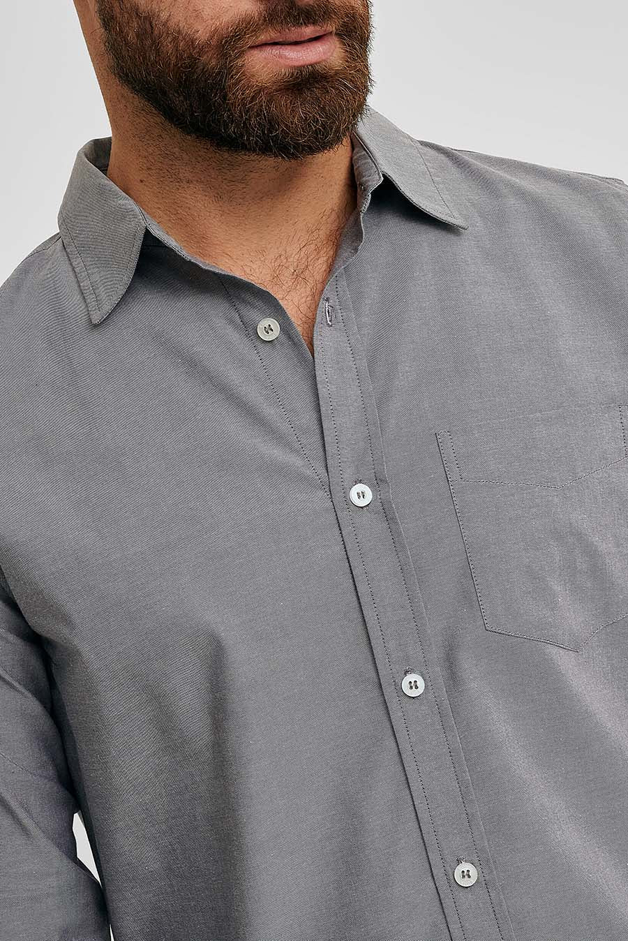 Camiseta de algodón Waldo, color gris