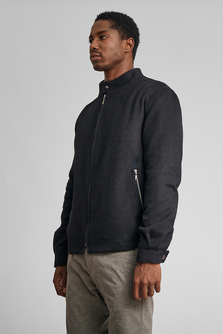 Worcester Jacket Baby Alpaca Color Black