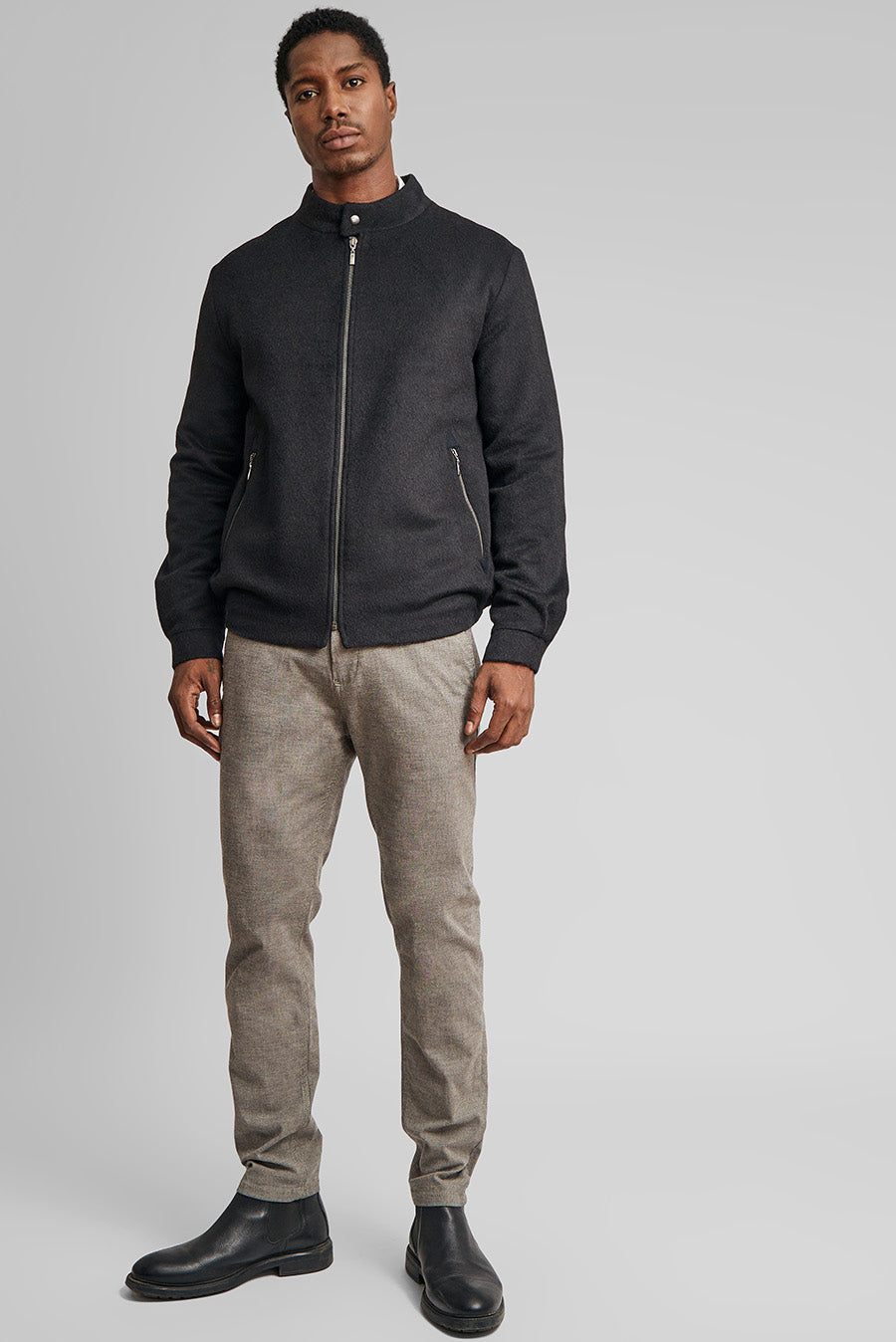 Worcester Jacket Baby Alpaca Color Black
