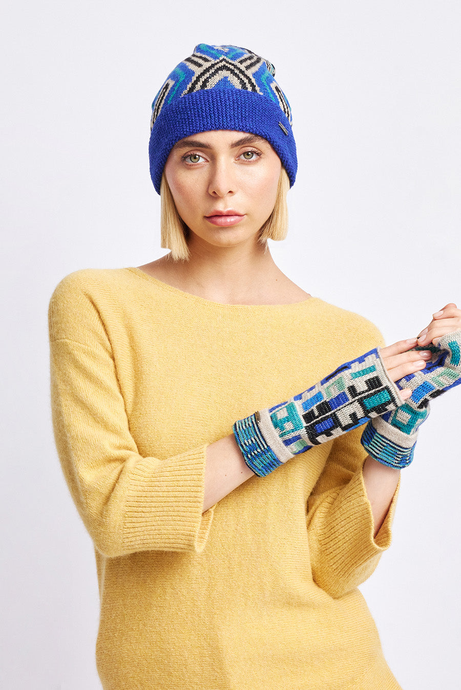 Wadja Gloves Baby Alpaca Color Atitlan