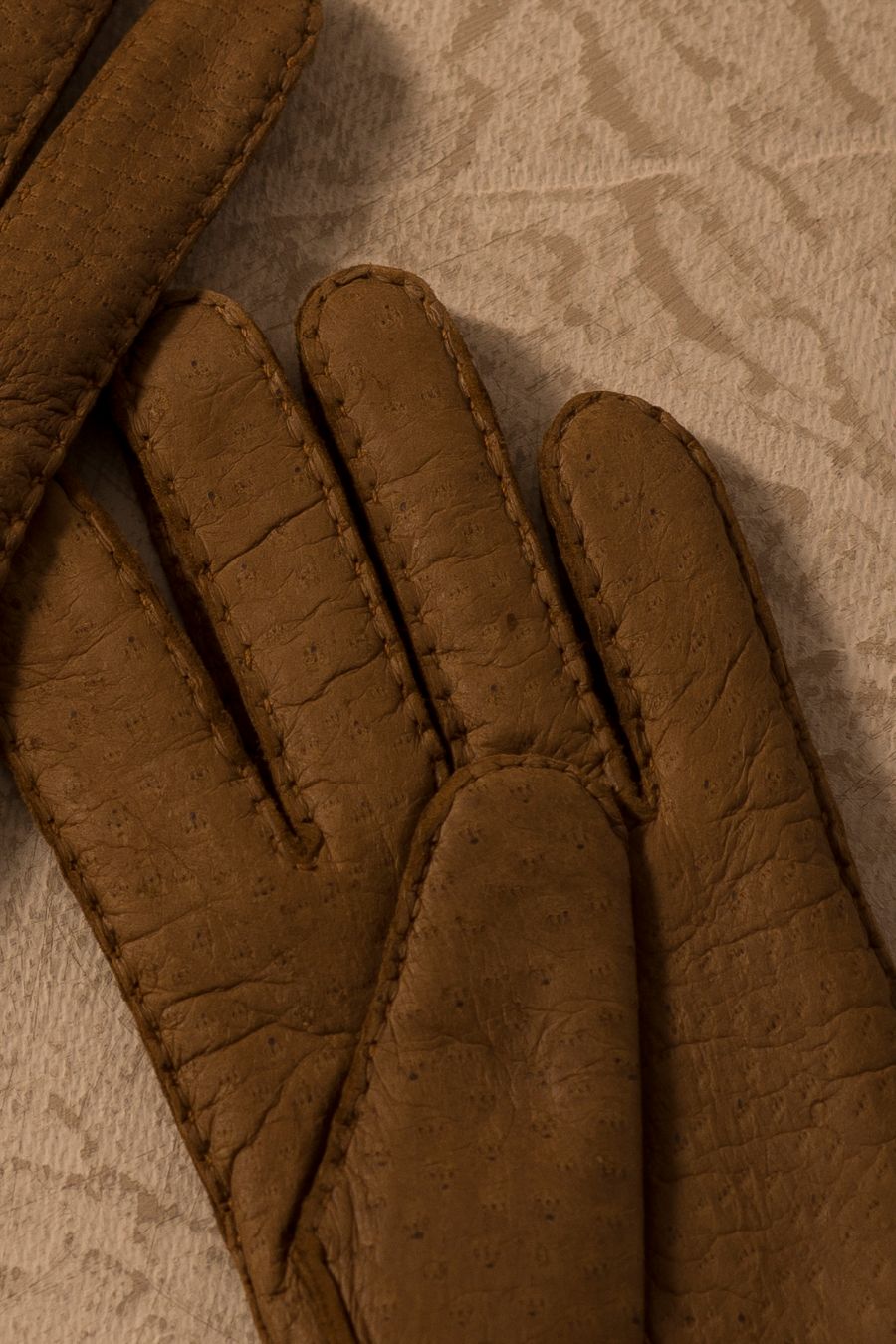 Guantes de Pecarí Cuero Pecarí Color Marron