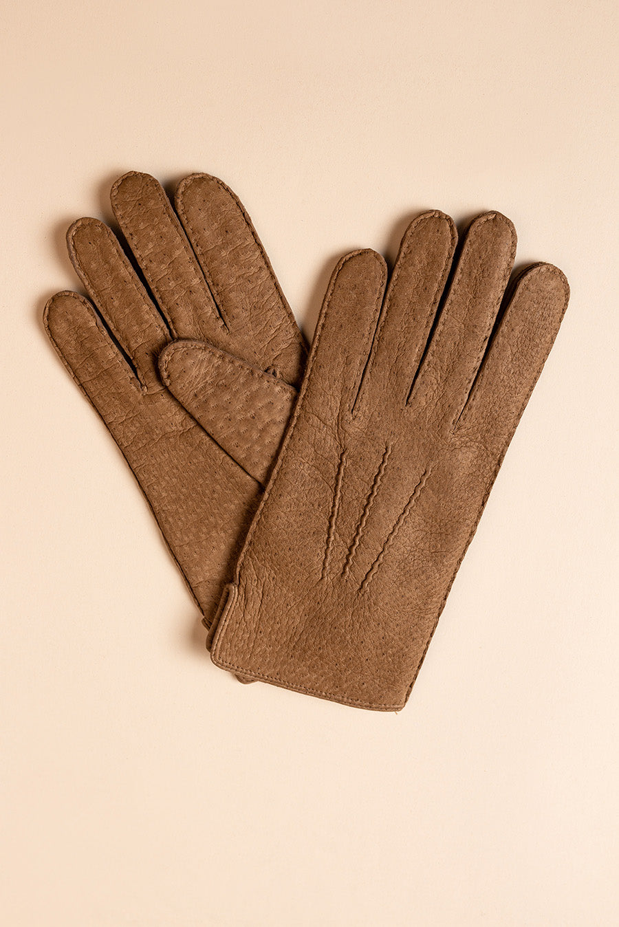 Peccary Gloves Cuero Peccary Color Beige
