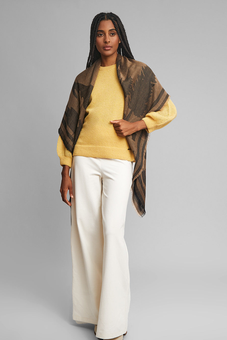Wansee Mantón Baby Alpaca Color Camel
