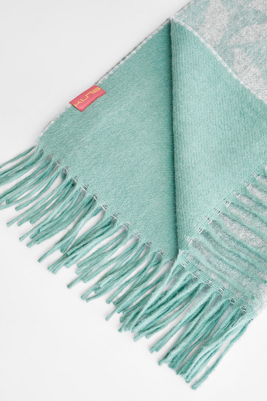 Mantón Weinko Baby Alpaca Color Verde Agua