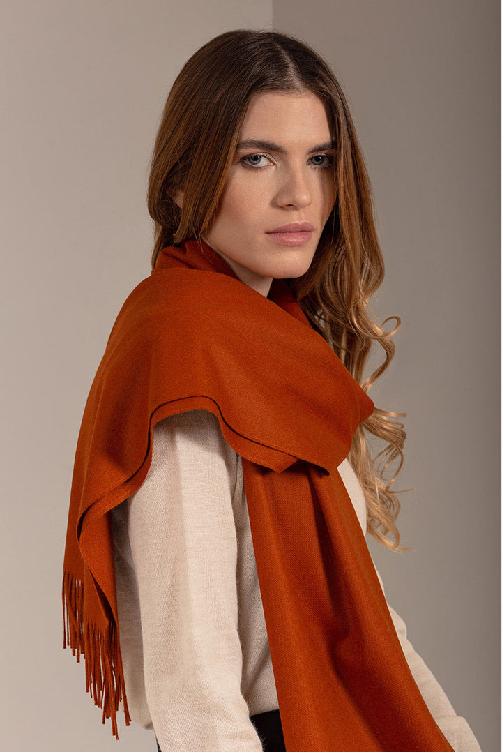 CHALINA BERNA DE VICUÑA COLOR NARANJA